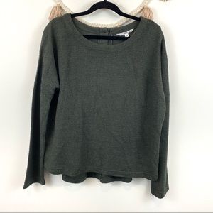 Jack by BB Dakota Button Back Knit Sweater SZ L